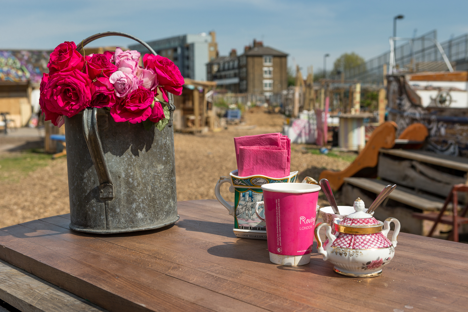 Nomadic Community Gardens near Brick Lane, East London