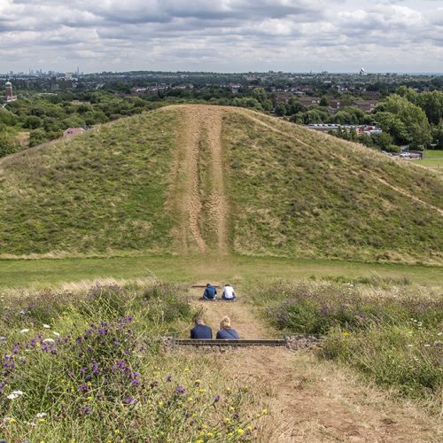 20160803_Ealing_Northala-Fields_View-of-the-first-mound-and-South-London