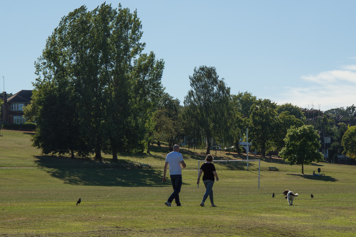 walking-the-dog-oak-hill-park