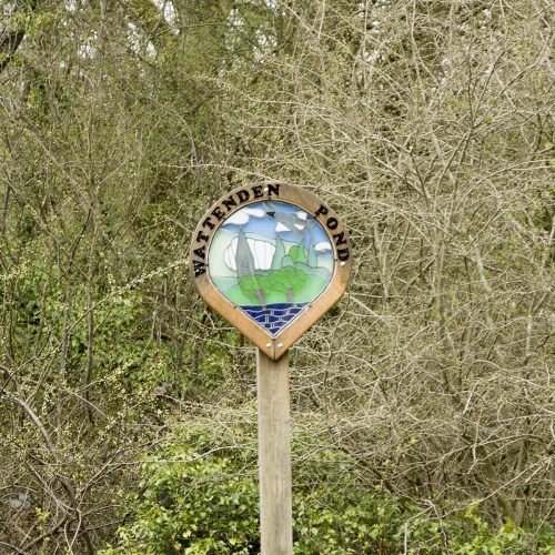 20170323_Croydon_Wattenden-Pond_Landscape_Winter_Wattenden-Pond-Sign